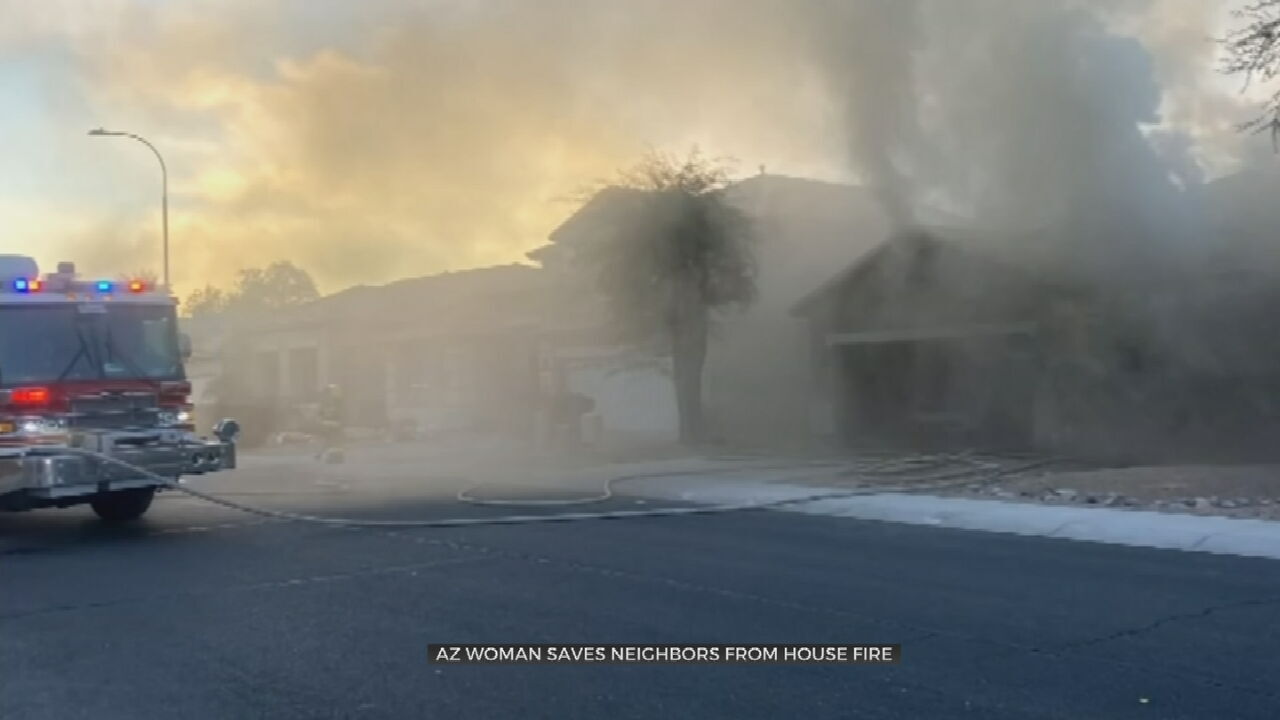 Caught On Camera: Neighbor Saves Family From Housefire