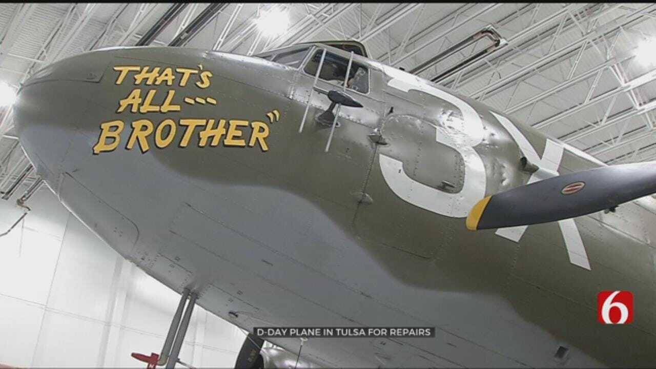 C-47 In Tulsa Ahead Of Trip To Normandy For D-Day Anniversary