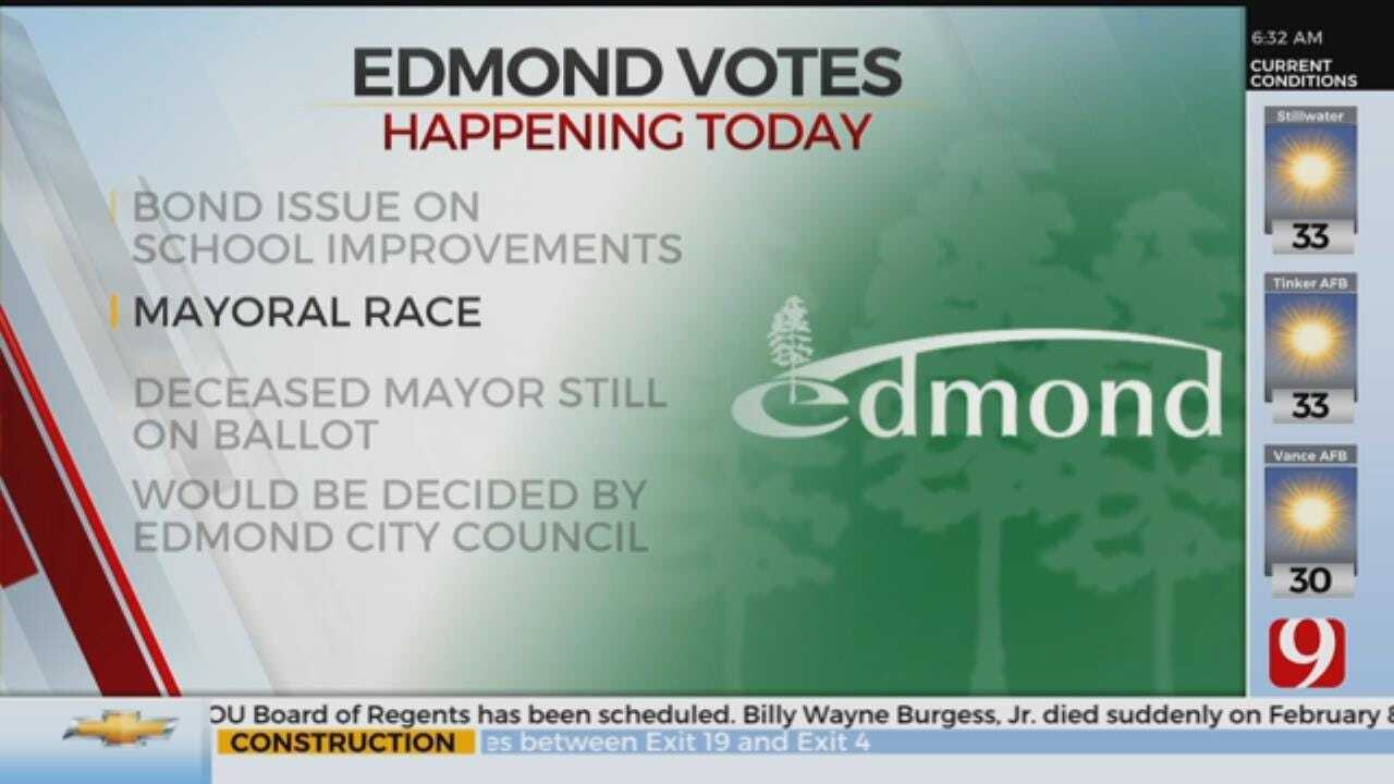 Edmond Residents Head To Polls Folls For Bonds, Mayoral Election