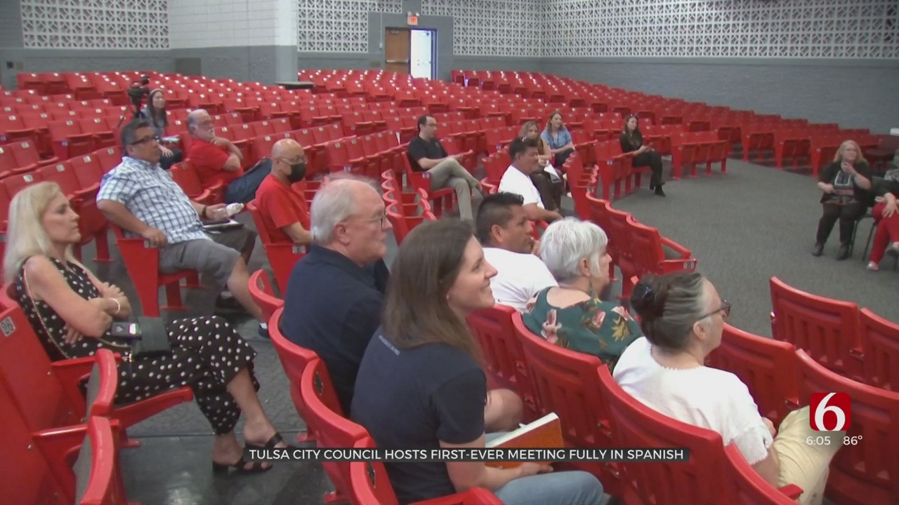 Tulsa City Council Holds First-Ever Meeting Fully In Spanish