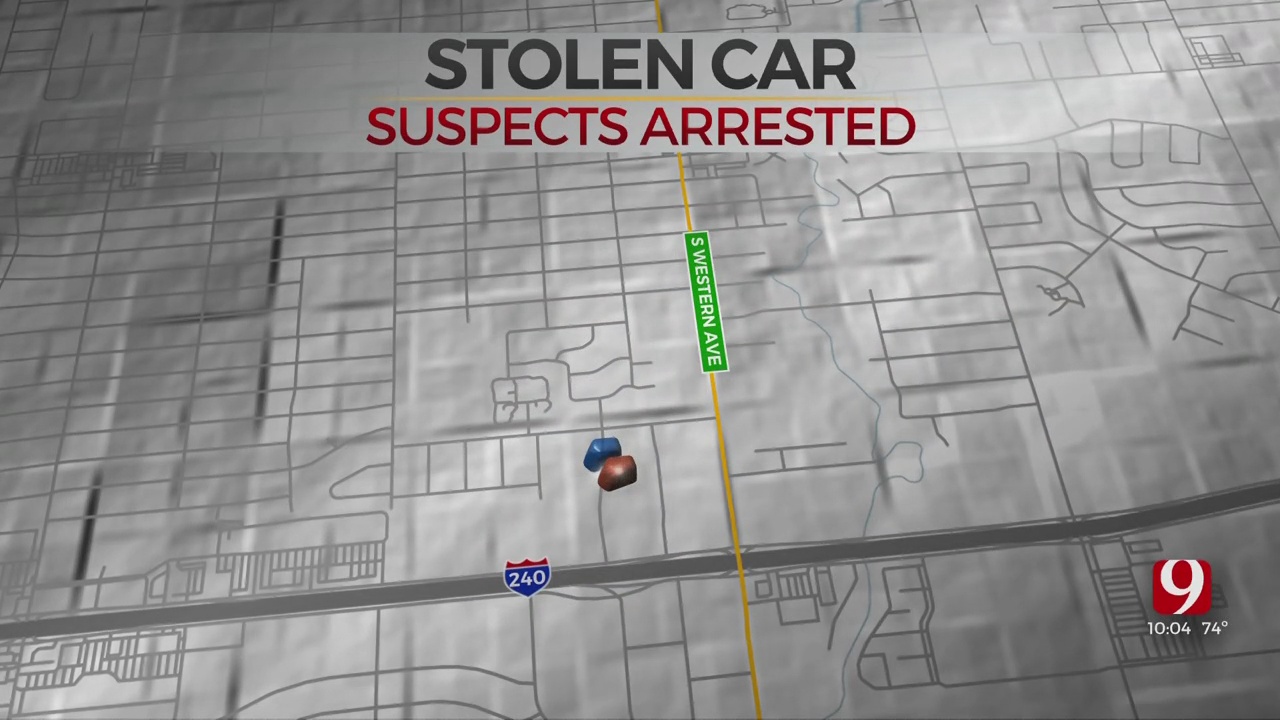 Alleged Car Thieves Arrested In Oklahoma City