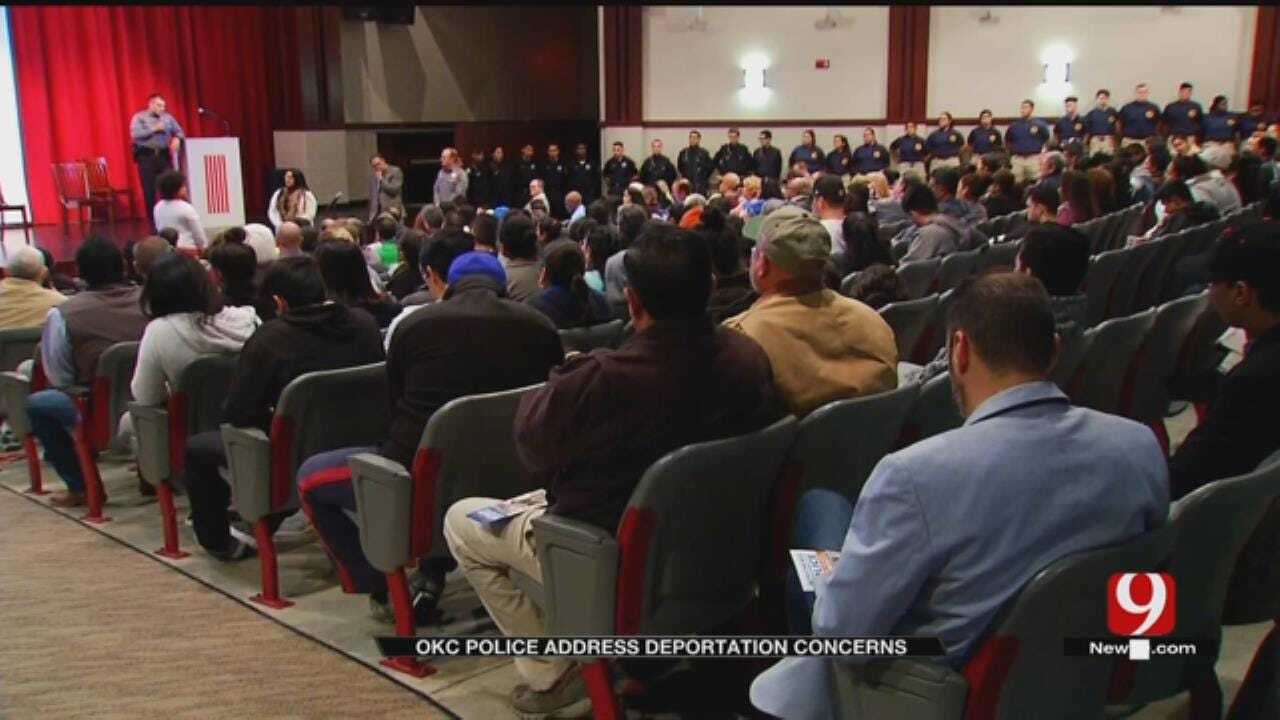 OKC Police Holds Community Meeting At US Grant High School