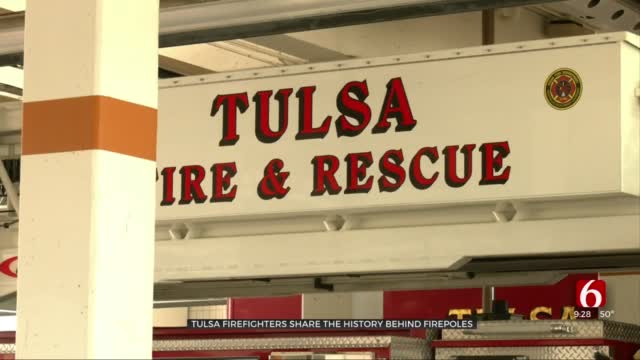 Tulsa Firefighter Shares History Behind Firepoles