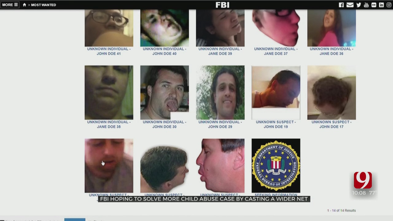 FBI Distributes Adult Images Hoping To Solve More Child Sex Abuse Crimes  