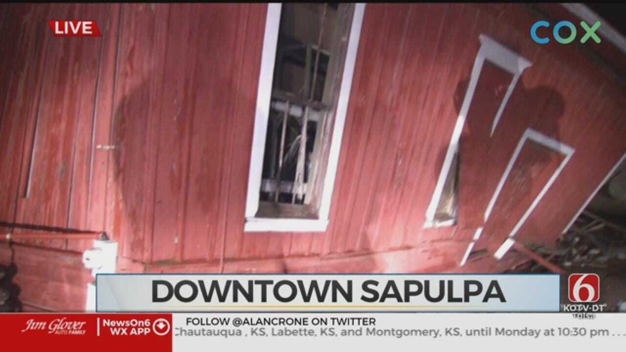 WATCH: Alan Crone Reports On Storm Damage in Sapulpa