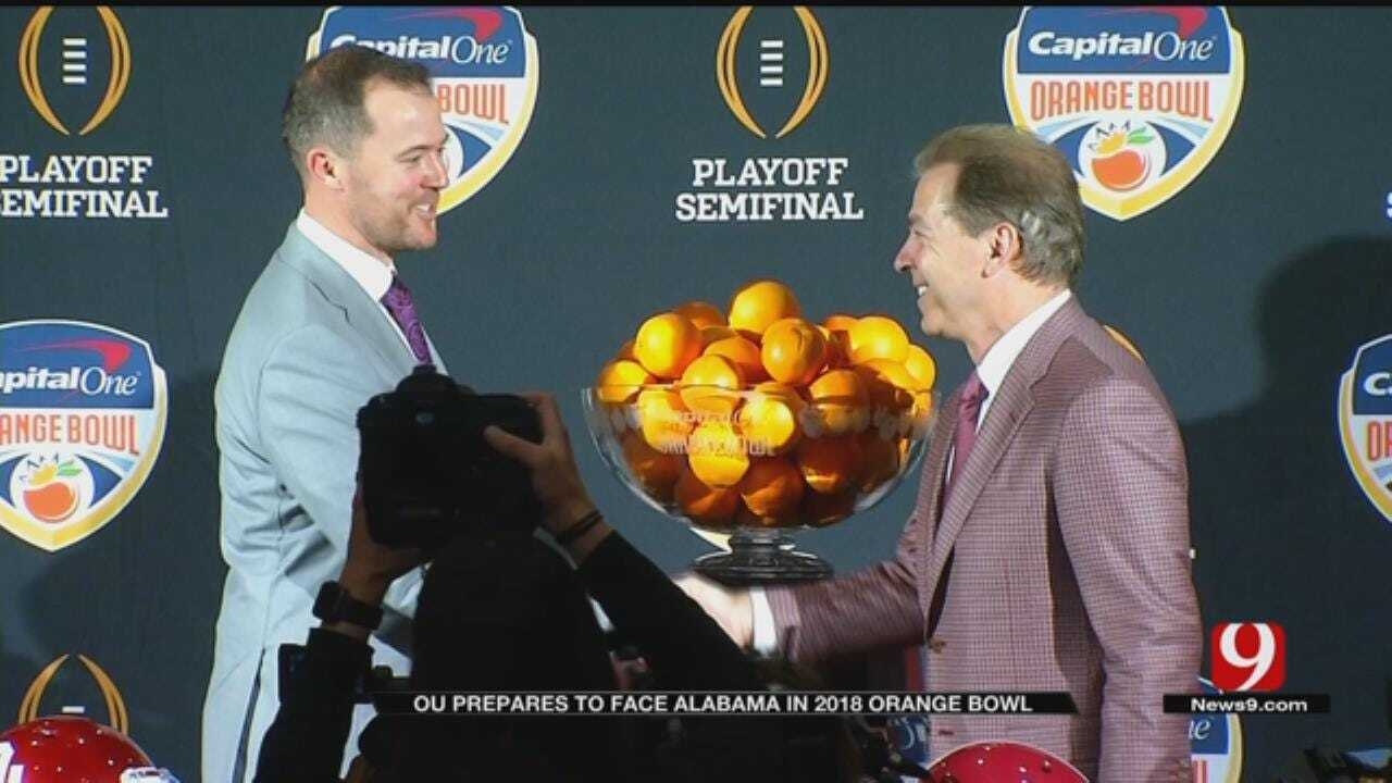 OU Prepares To Face Alabama In 2018 Orange Bowl