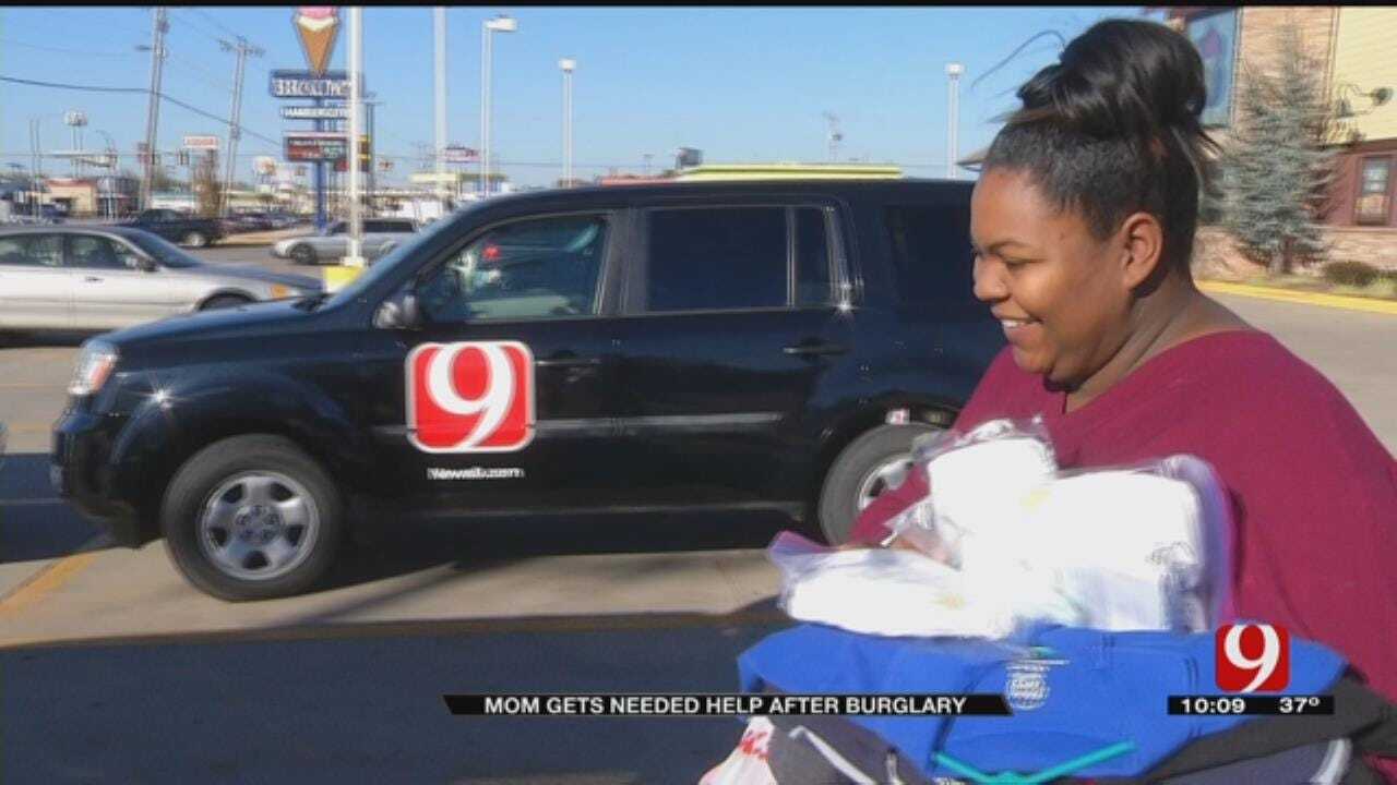 Non-Profit Helps Mom Of Newborn, 4-Year-Old After OKC Apt. Burglarized