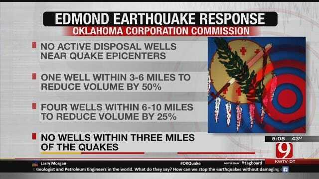 State Regulators Announce Response To Recent Edmond Earthquakes