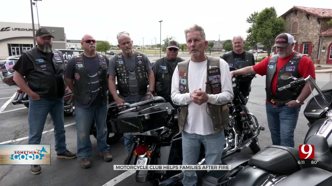 Local Motorcycle Club Helps Families Affected By Fires