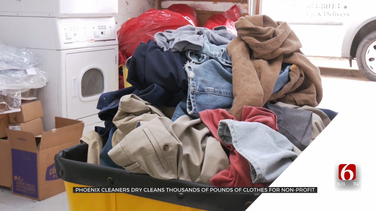 Tulsa Dry Cleaner Washes Nonprofit’s Donated Clothes For Free After Mold Issue Discovered