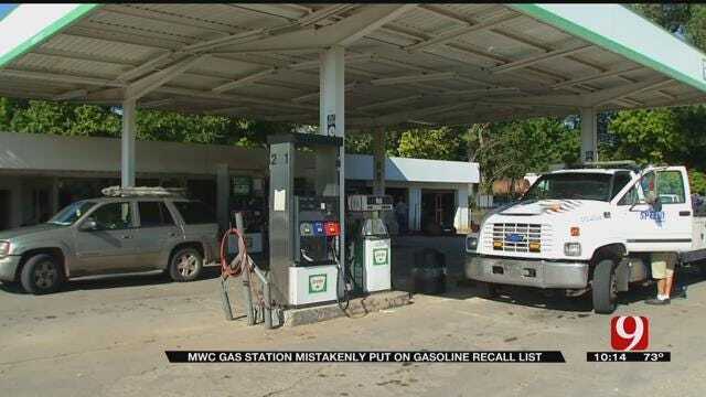 MWC Gas Station Mistakenly Put On Gas Recall List