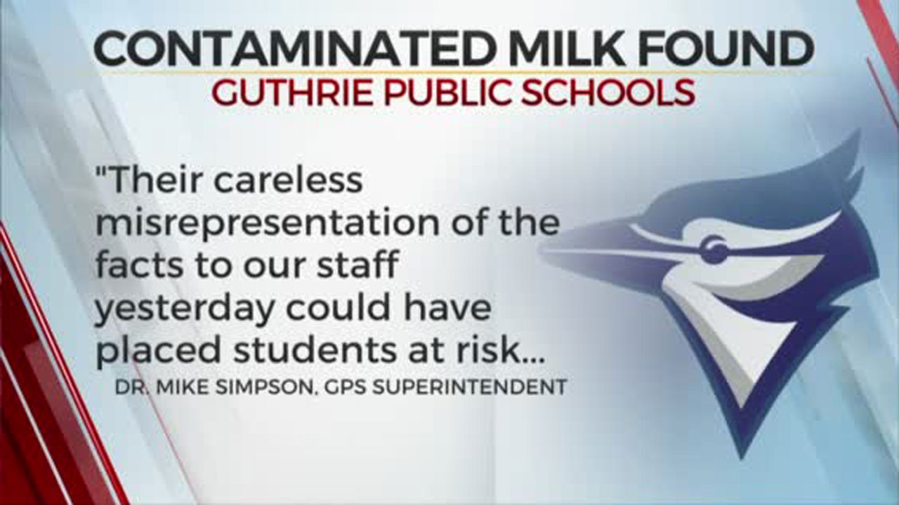 Guthrie Public Schools Finds Contaminated Milk At Several Schools 