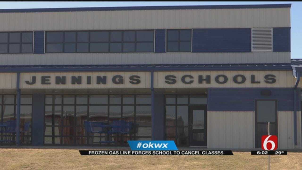 Frozen Gas Lines Close Jennings Schools