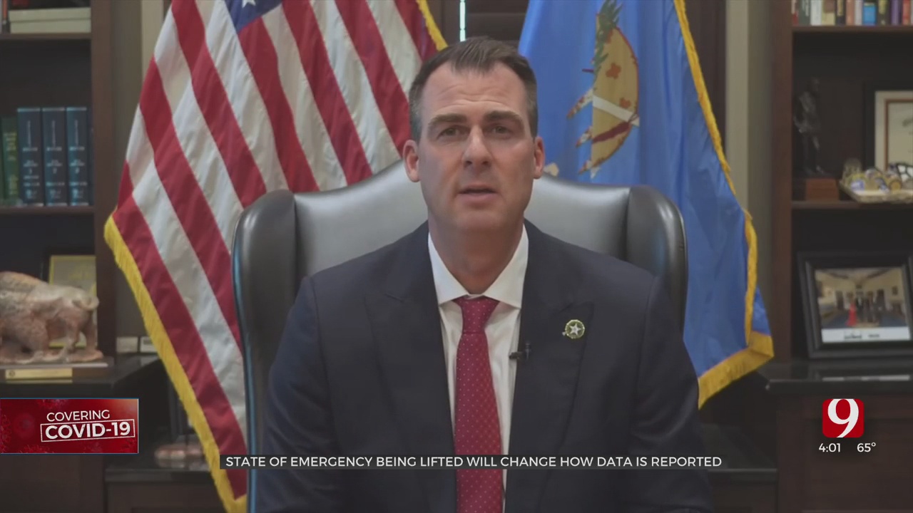 Changes To COVID-19 Reporting In Oklahoma To Happen As Gov. Stitt Lifts Emergency Declaration