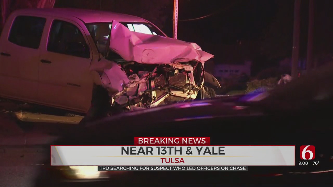Update: Man In Custody After Crash, Foot Chase 
