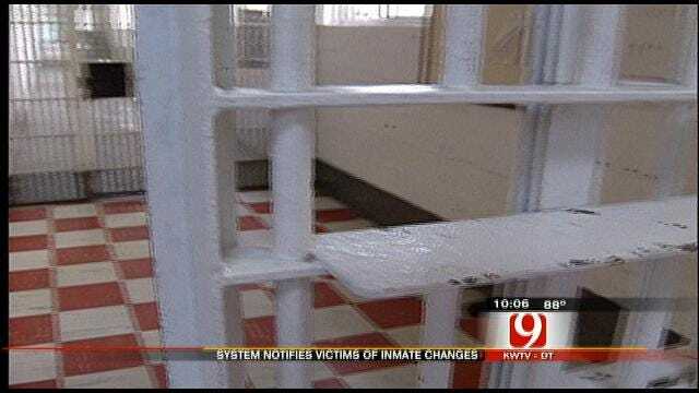 New System Notifies Victim Of Change In Inmate's Status