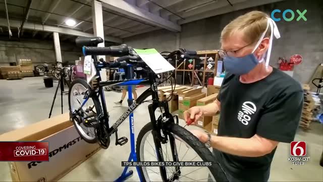 Tulsa Public Schools Gives Several Clubs Bikes