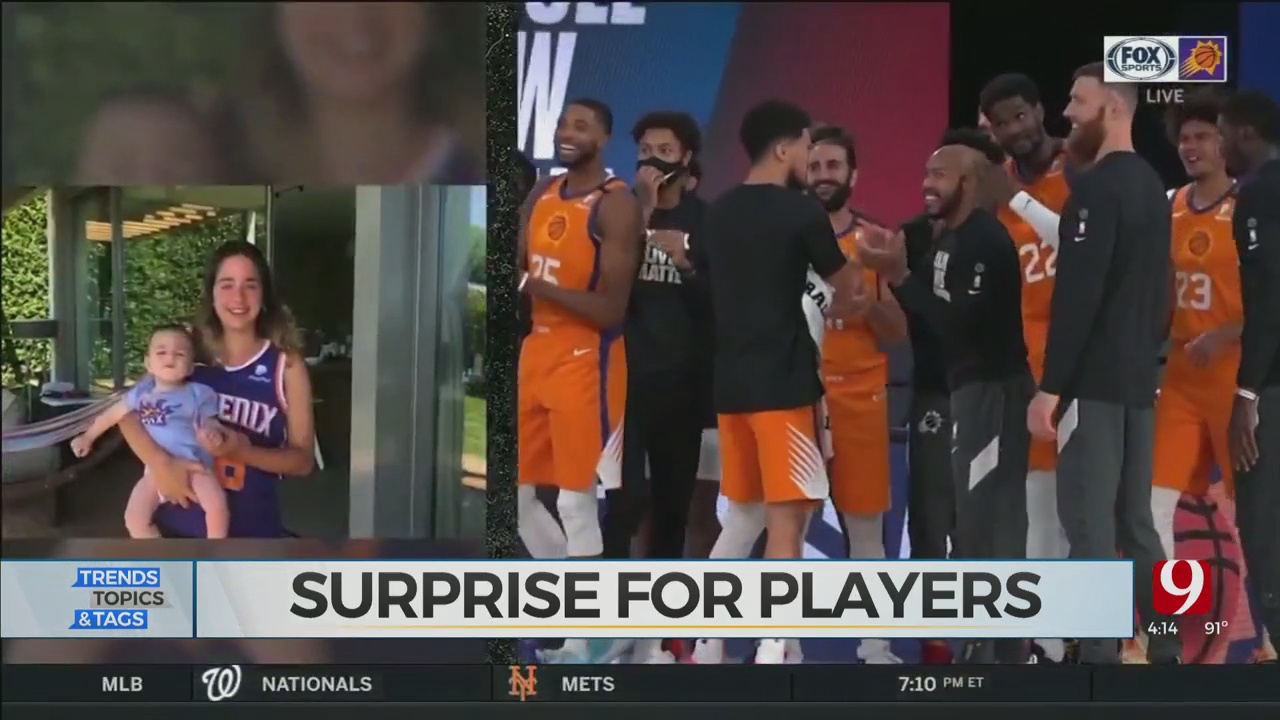 Phoenix Suns Surprise Team With Pregame Intros From Family Members