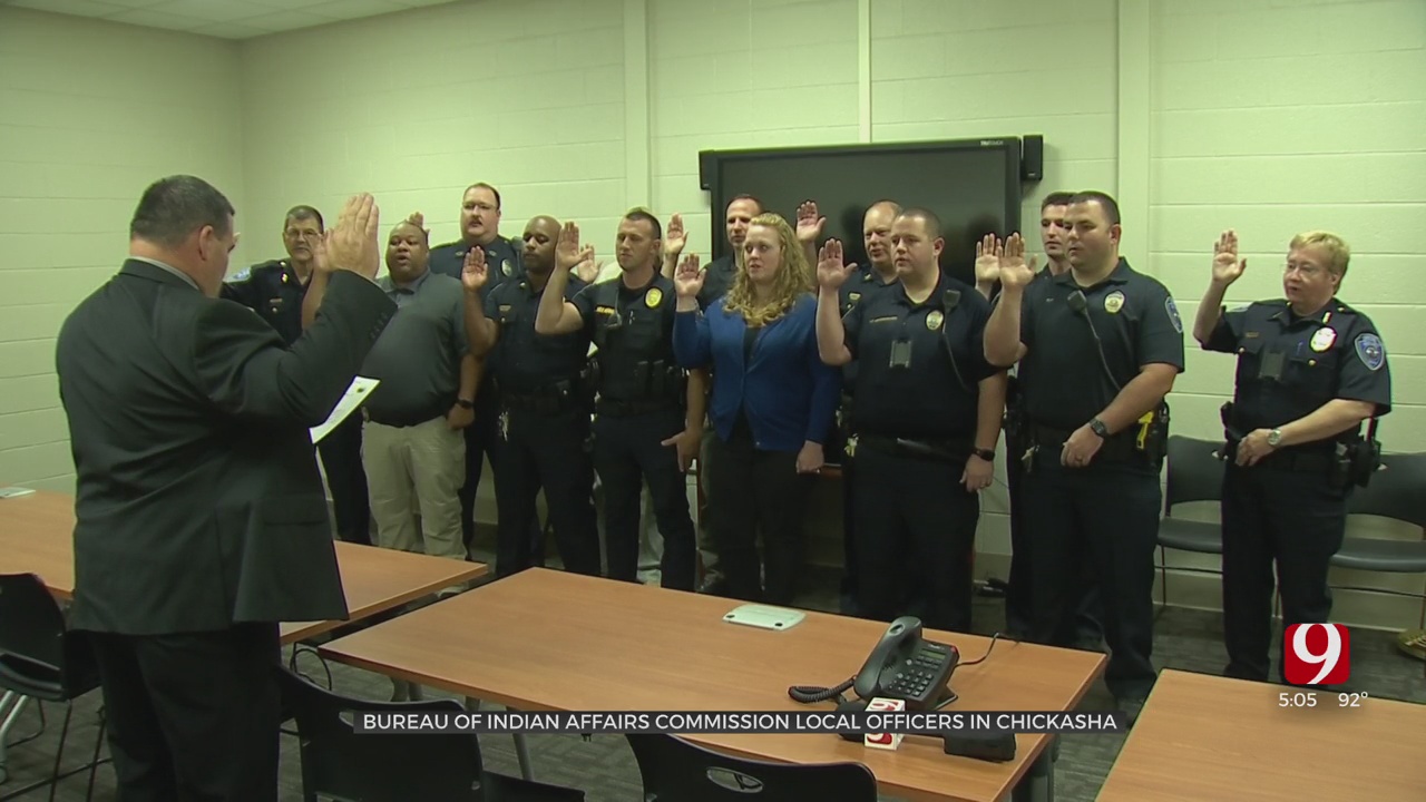 13 Officers Commissioned To Police Tribal Members In Chickasha