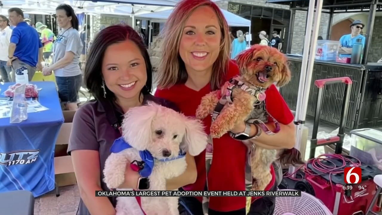 Oklahoma's Largest Pet Adoption Event Held At Jenks Riverwalk