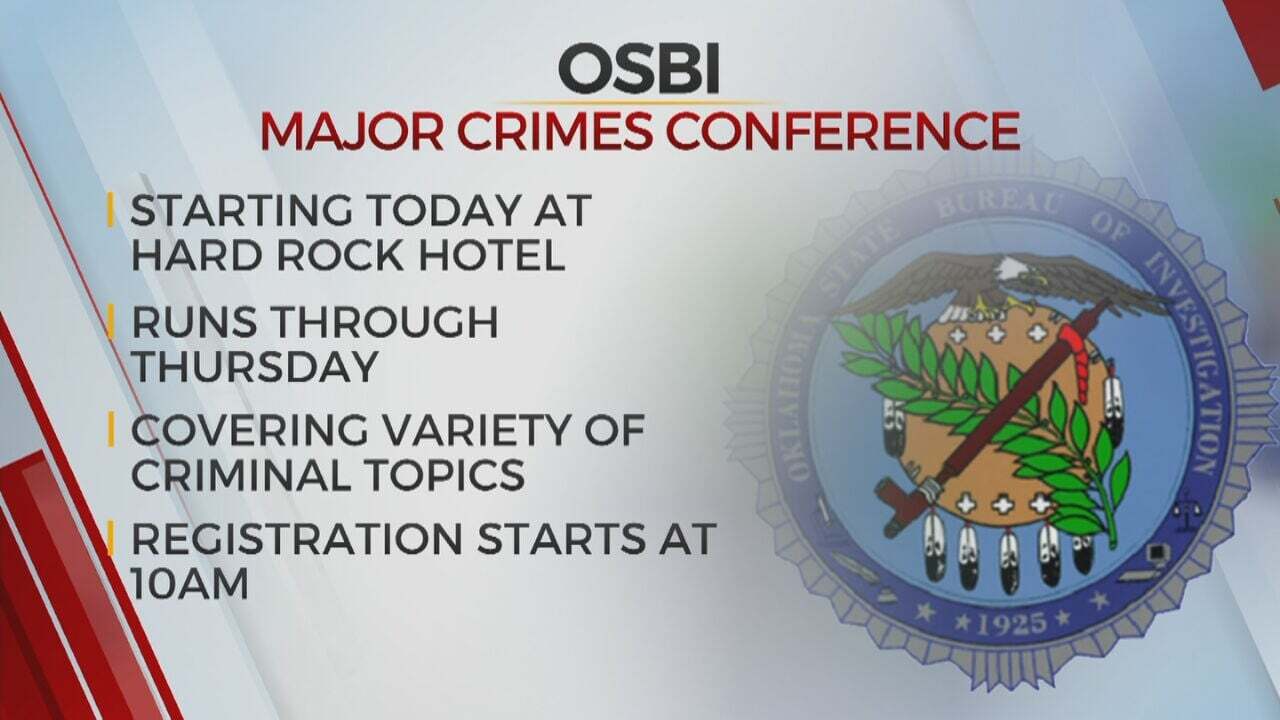 OSBI To Host 'Major Crimes Conference' In Catoosa 