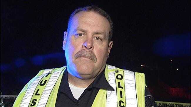 WEB EXTRA: Tulsa Police On Fatality Wreck Friday Night
