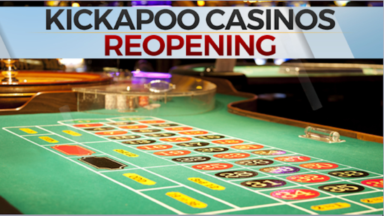 Kickapoo Casinos To Reopen With COVID-19 Restrictions 