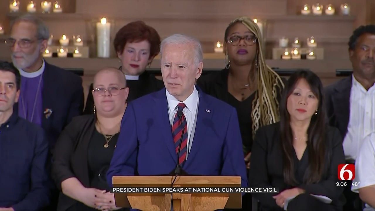 President Joe Biden Speaks At Vigil Honoring Victims Of Gun Violence