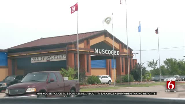 Muskogee Police To Ask About Tribal Citizenship On Every Report Taken