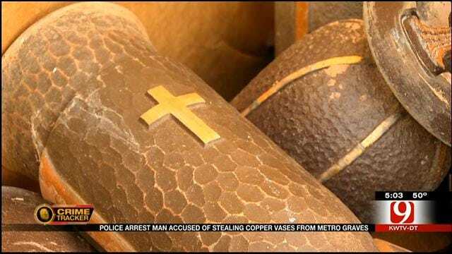Man Arrested For Stealing Copper Vases Off Of Metro Graves