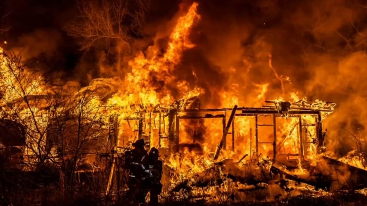 Abandoned Tahlequah Home Burns Down After 2 People Light A Fire To Stay Warm