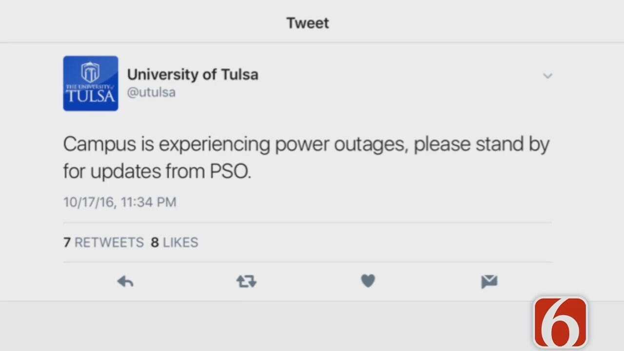 Dave Davis Reports PSO Restores Power After Outage