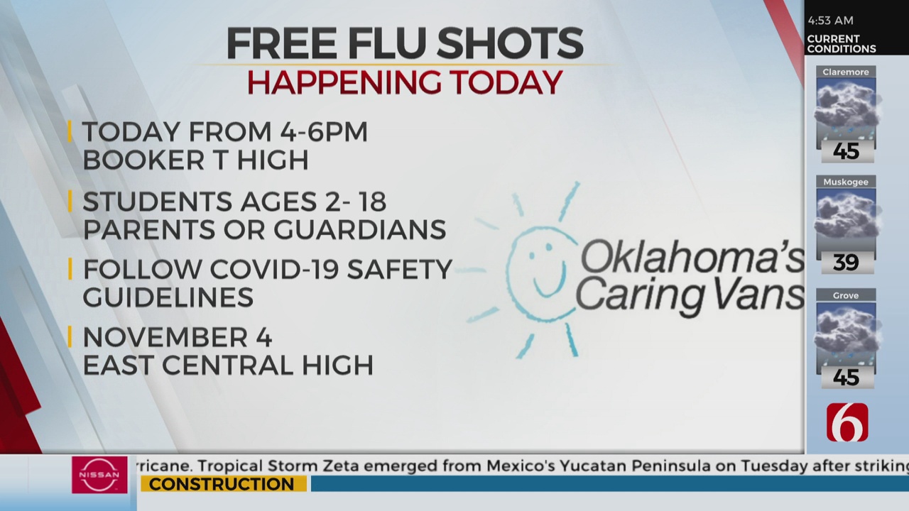 Oklahoma Caring Van Partners With TPS To Offer Free Flu Shots For Students