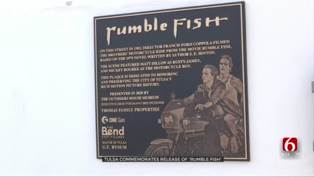 Tulsa Commemorates Anniversary Of ‘Rumble Fish’ Release 