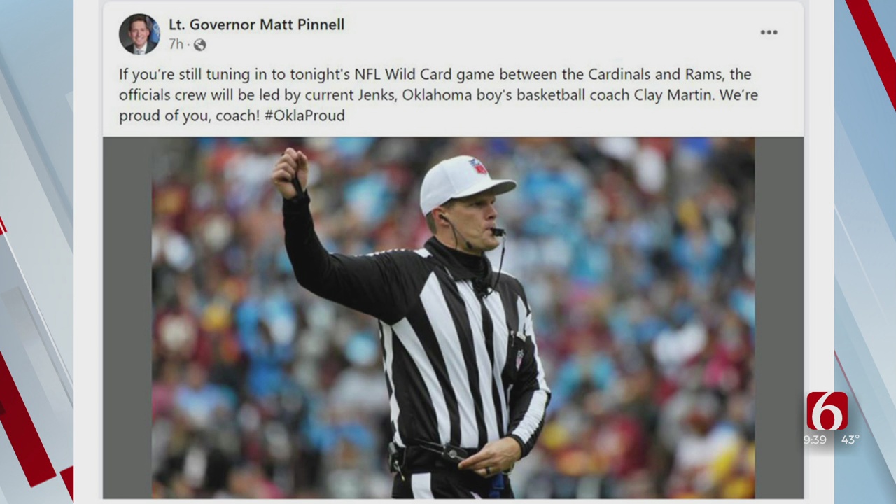 Jenks Basketball Coach, NFL Referee Works Playoff Game In LA