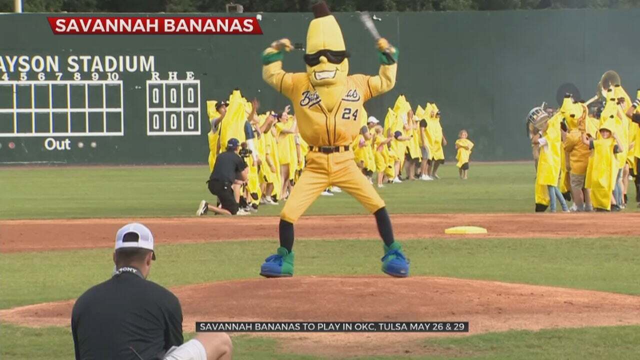 Savannah Bananas To Play In Oklahoma City, Tulsa In May 2023