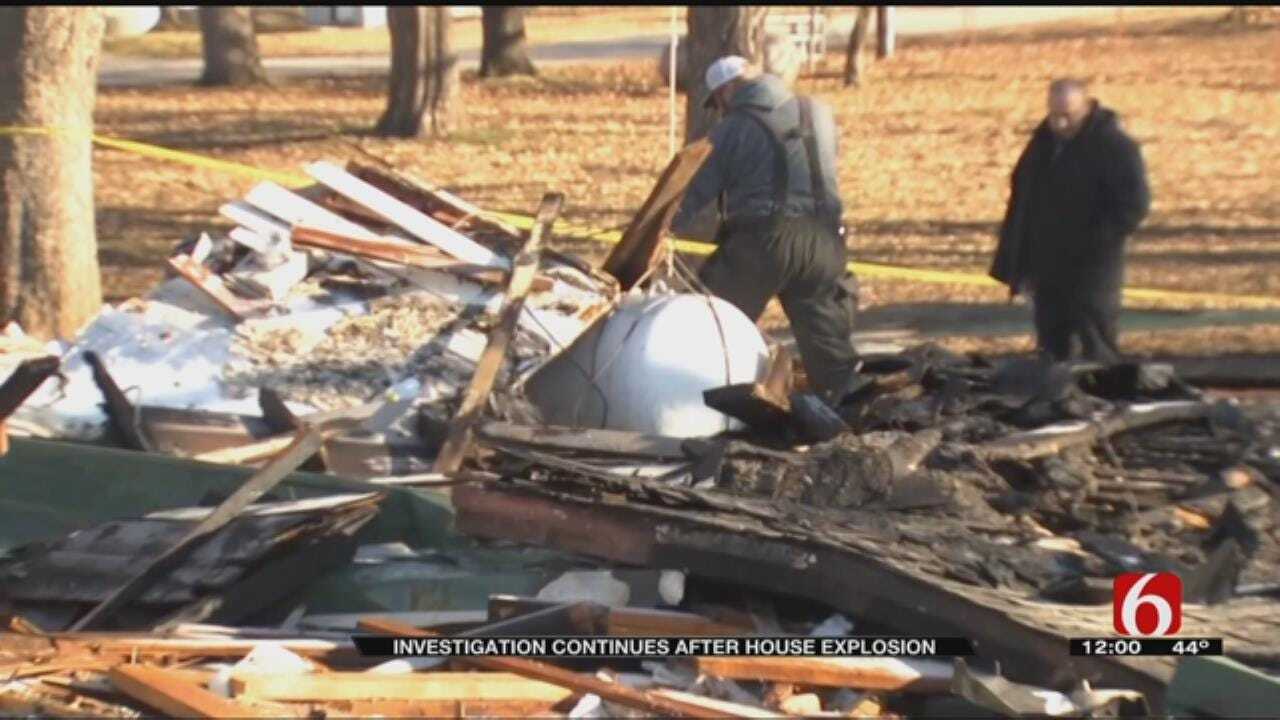 Investigation Search Through Debris After Leonard Home Explodes