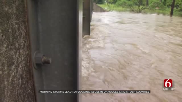 Schulter, Henryetta Deal With Flooding After Heavy Rain