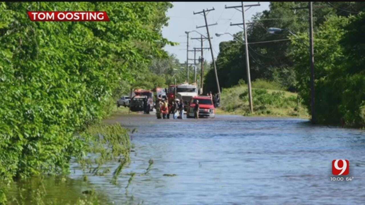 1 Dead After Car Swept Away By Floodwaters In Payne County
