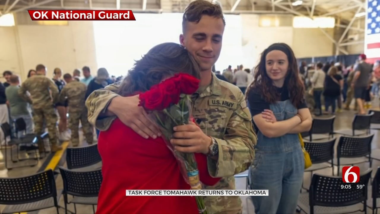 Oklahoma National Guard Welcomes Back Task Force Tomahawk After Deployment In Africa