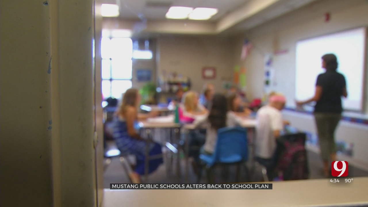 Mustang Public Schools Alters Its Back-To-School Plan