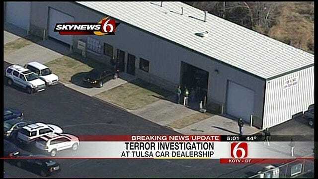 Federal Agents Raid Tulsa Car Dealership In Terrorism Investigation