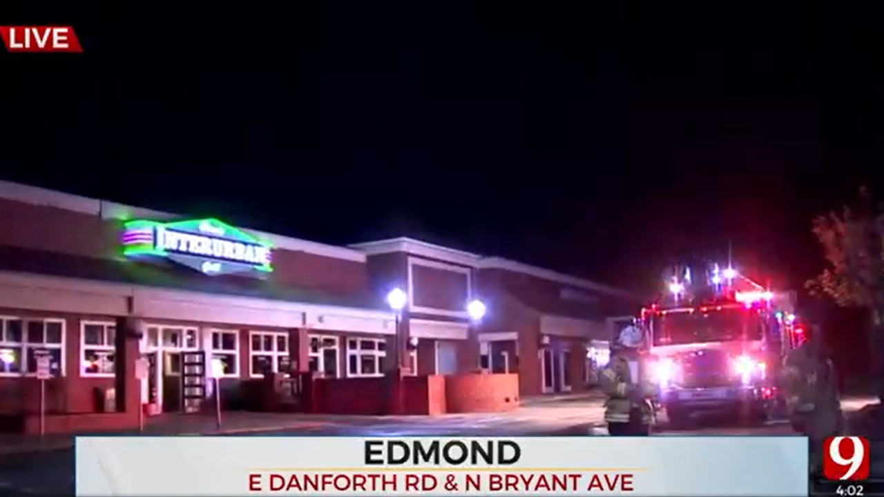 Edmond Firefighters Battle Restaurant Blaze