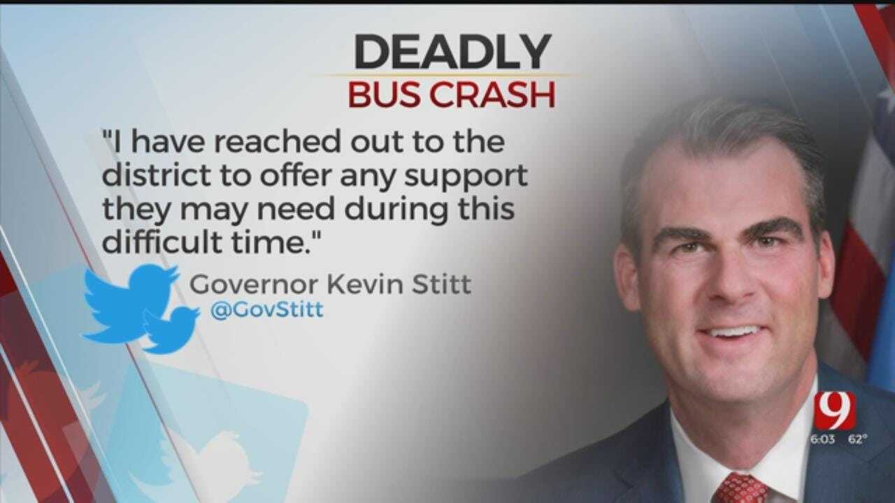 Governor Stitt Comments On Konawa Bus Crash