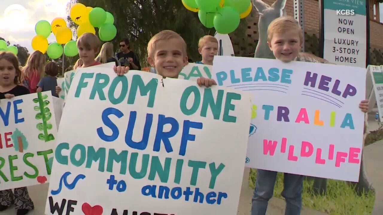 California Students Hold Lemonade Stand For Australia's Animals