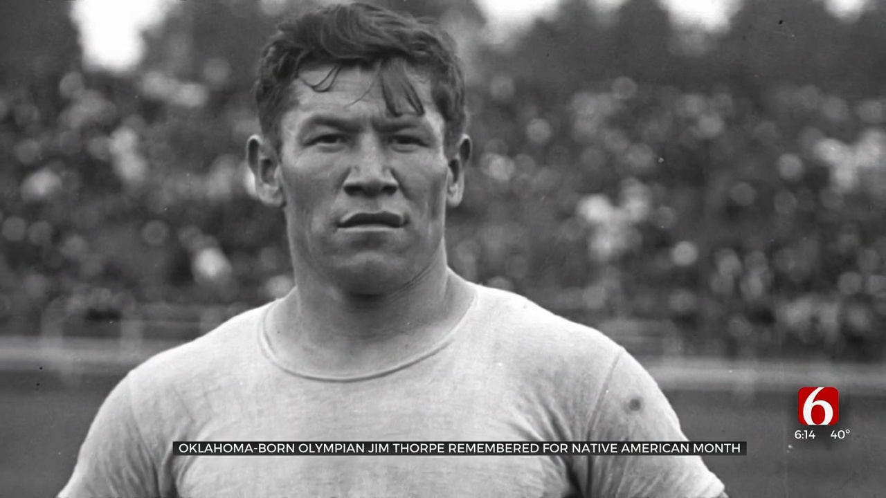 Oklahoma-Born Olympian Jim Thorpe Remembered For Native American Month