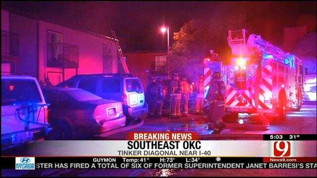 Residents Evacuated At OKC Apartment Complex Due To Fire
