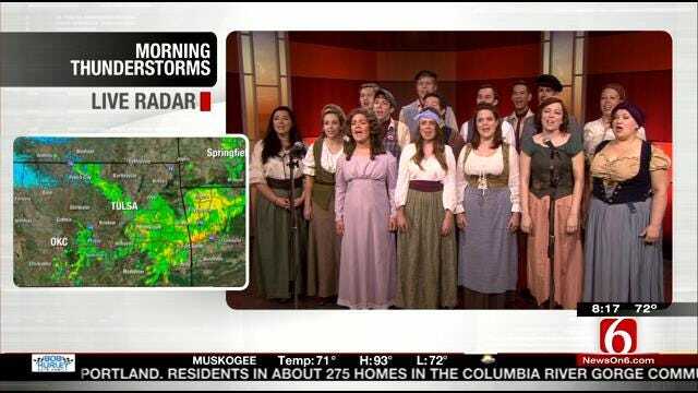 Theatre Tulsa Performs Selection From Les Miserable On 6 In The Morning