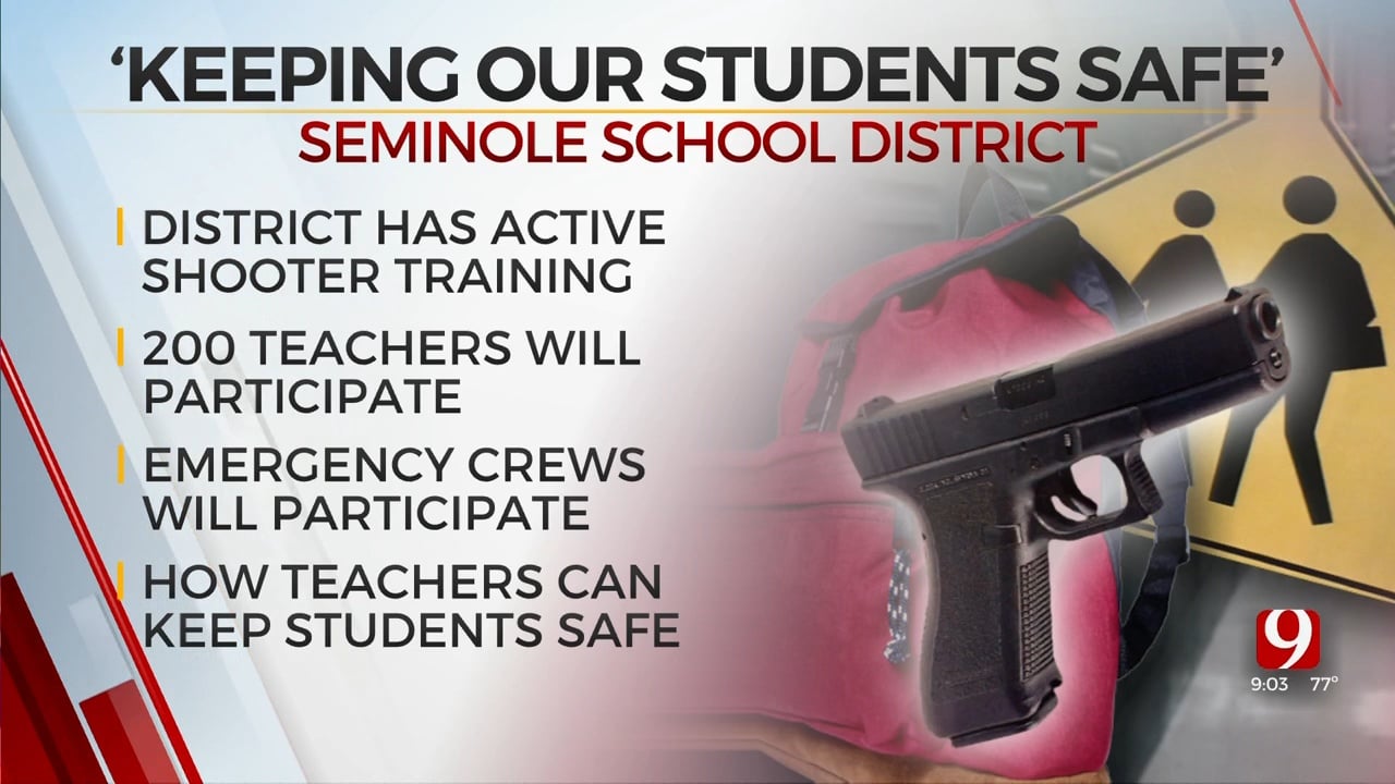 Seminole Public Schools Participate In Active Shooter Training