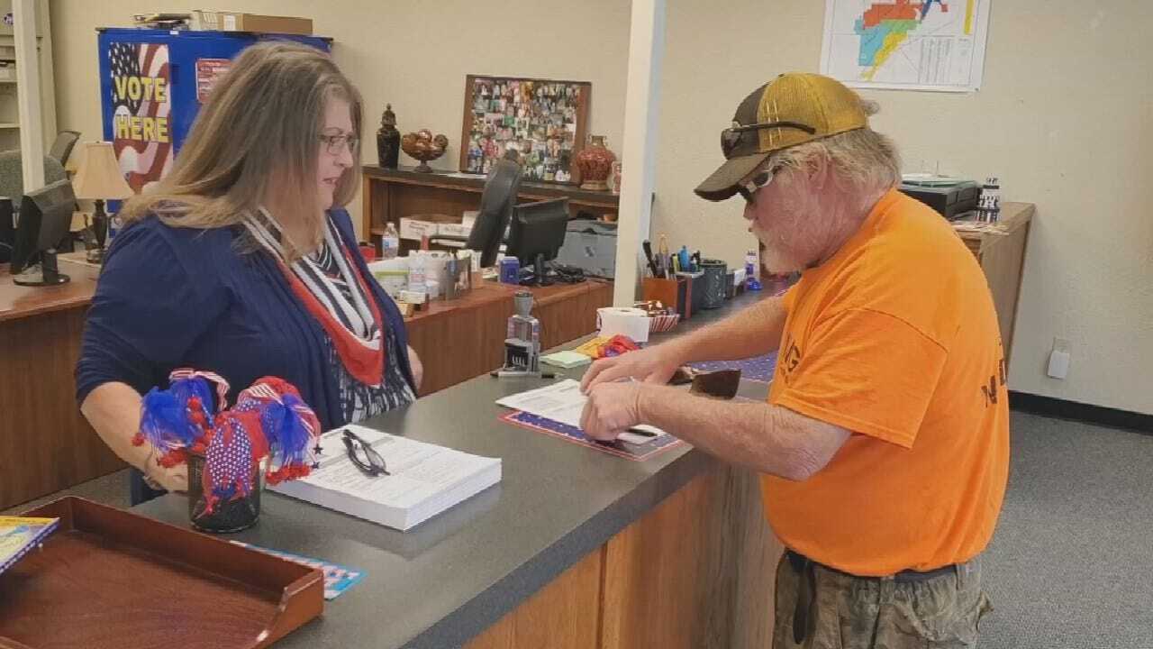 Rogers County Election Board Stays Open Late For National Voter Registration Day